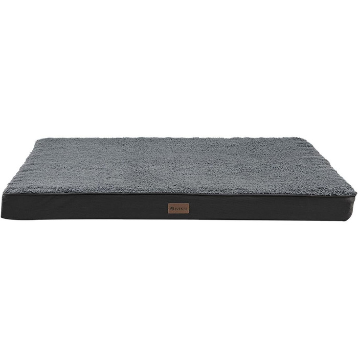 Ортопедичне ліжко для собаки Juskys Milow 112x81см, сіре