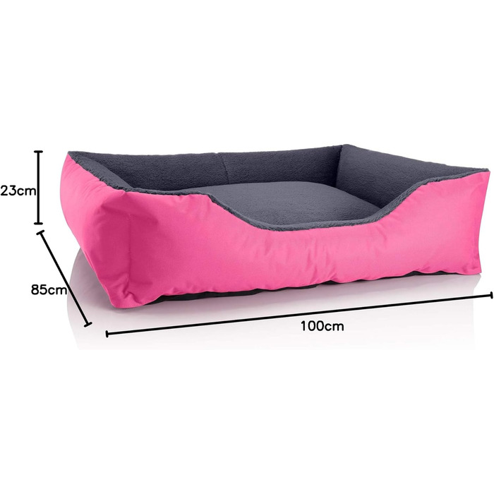 Ліжко для собак BedDog Teddy XL, Cordura, можна прати, сірий