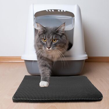 Килимок для туалету PETMAKER Cat, 638 см, сірий