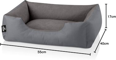 Ліжко для собак Zara, чохол, що миється, S