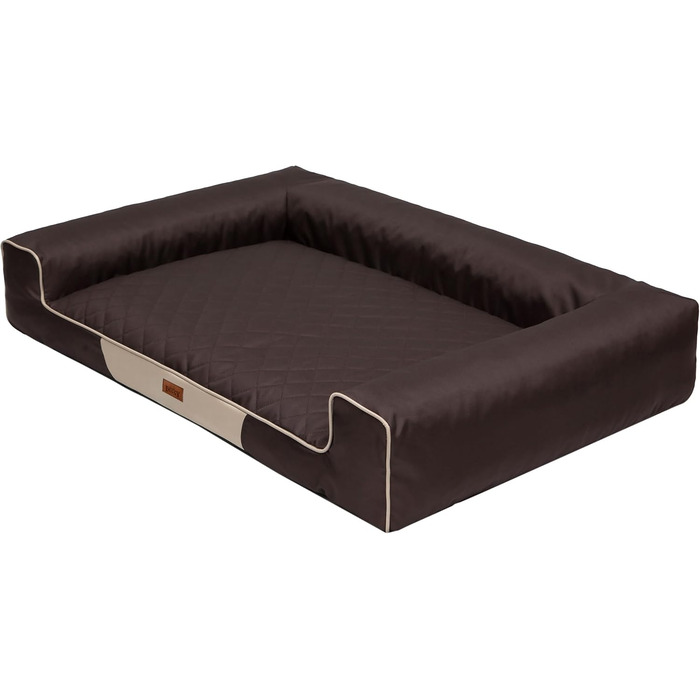 Ліжко для тварин HOBBYGARDEN XXL темно-коричневе 118x78 см