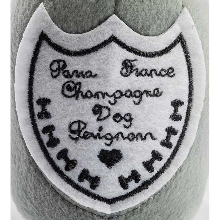 Іграшка для собак Haute Diggity Dog Champagner Dog Perignonn, плюшева, з пищалкою, дизайнерська, стимулююча, безпечні та машинне прання, для всіх порід