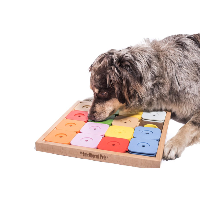 Інтерактивна іграшка-головоломка для собак Sudoku Genie Color – розвиваюча іграшка для інтелекту собак