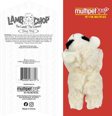 Багатофункціональна ліцензована іграшка для собак Lamb Chop Jumbo