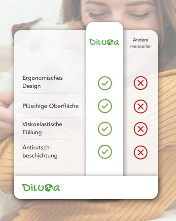 Ортопедичне ліжко для собаки DILUMA Benji, бежеве, s