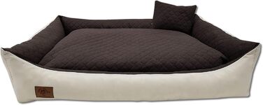 Ергономічна лежанка для собаки Odolplusz XXL (коричнево-бежева)