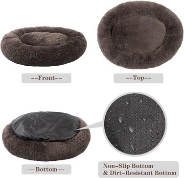 Ліжко для собаки Mirkoo Calming Donut Cuddler, велике