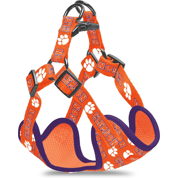 Шлейка для собак Clemson Tigers, регульована, розмір S