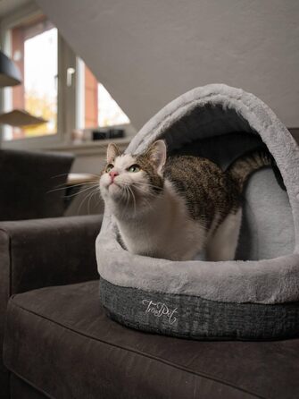Печера для обіймів TrendPet LunaHome для собак/котів, сіра