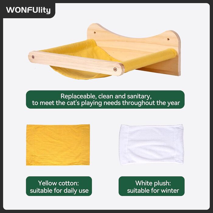 Полиці та сідала для котів WONFUlity, настінні