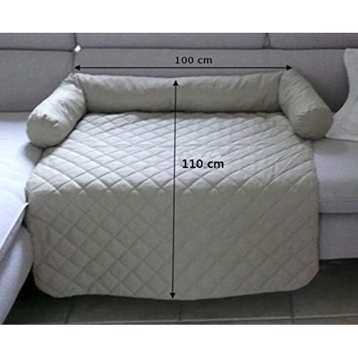 Ліжко для собаки Artur Soja Leo L/XL 110x110см Бежевий