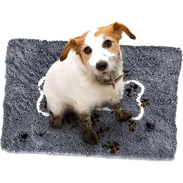 Килимок для входу Soggy Doggy L, 66x91 см, сірий