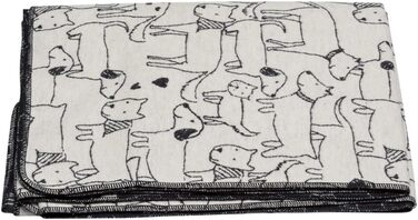 Ковдра для собак Jewel Dogs 140x200см Raw/Антрацит