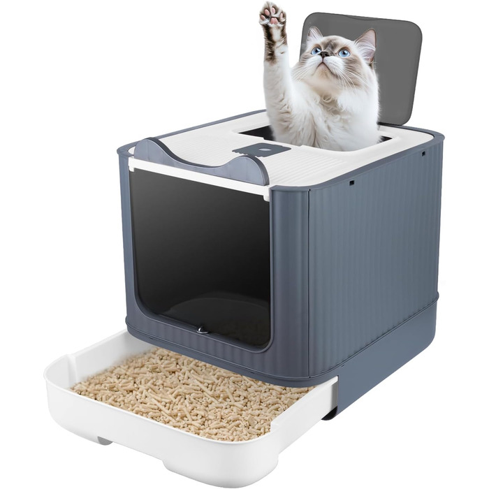 Котячий туалет з ящиком і лопаткою