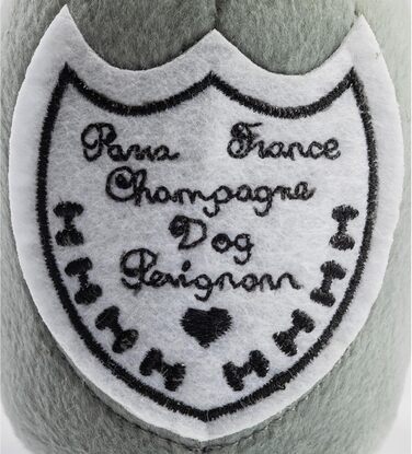 Іграшка для собак Haute Diggity Dog Champagner Dog Perignonn, плюшева, з пищалкою, дизайнерська, стимулююча, безпечні та машинне прання, для всіх порід