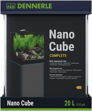 Dennerle Nano Cube Complete 20 л – Міні-акваріум комплект для акваріумних рибок та рослин