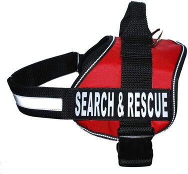 Шлейка для собак Search & Rescue, світловідбиваюча, знімна