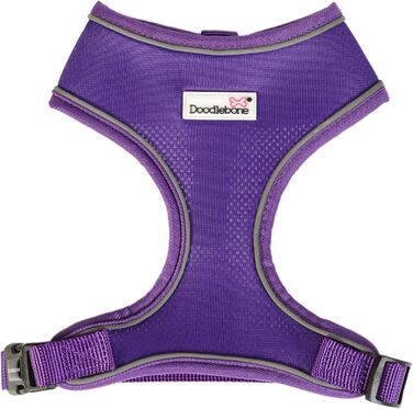 Шлейка для собак Doodlebone Airmesh розмір 39-40 фіолетова