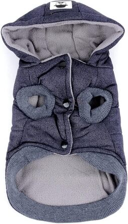 Пальто з капюшоном Zunea Dog Fleece, тепле, вітрозахисне, 9XL