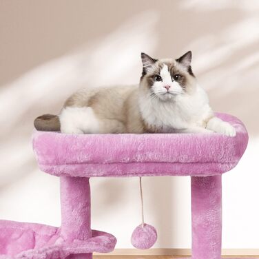 Вежа Cat Tree Tower рожевий з Cat Tree & Bed, 10