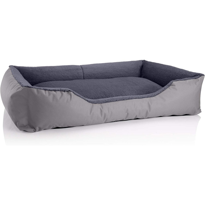 Ліжко для собаки BedDog Teddy XL, Cordura & Velour, сірий