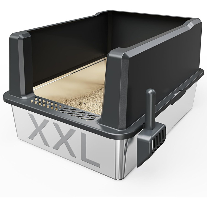 Лоток з нержавіючої сталі розміру XXL, дуже великий, легко чиститься