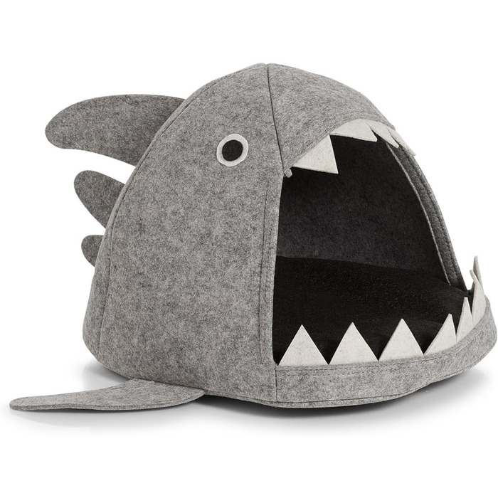 Кошик для кішок Zeller 14374 'Shark', повстяний, сірий