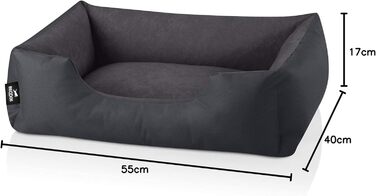 Ліжко для собак Zara, чохол, що миється, S
