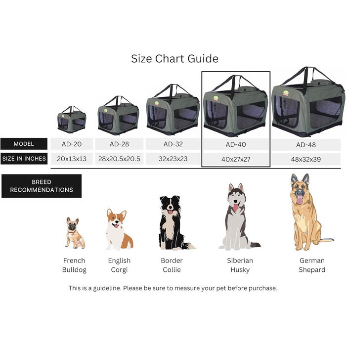 М'яка транспортна коробка Go Pet Club, 101,6 см, шавлія