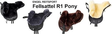 Сідло з овечої шкіри для поні Lammfell Fellsattel R1