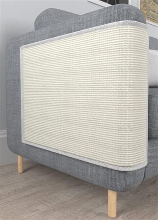 Килимок для кішок GIBZ Sisal, 8050см, білий