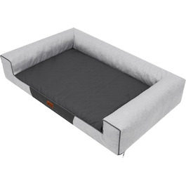 Ліжко для тварин HOBBYGARDEN XXL темно-коричневе 118x78 см