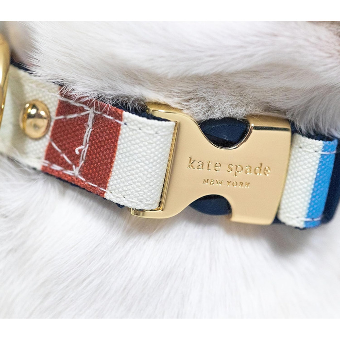 Нашийник для собак Kate Spade NY, золота пряжка, 39-61 см, регульований