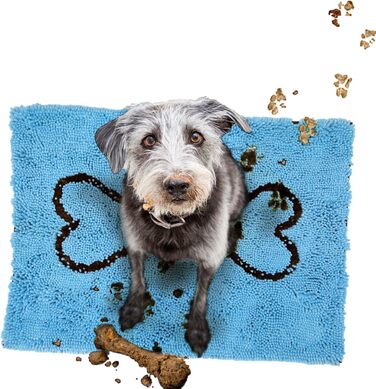 Іграшка для собак Soggy Doggy у вигляді кістки, велика, синьо-коричнева