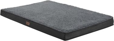 Ортопедичне ліжко для собаки Juskys Milow 112x81см сіре