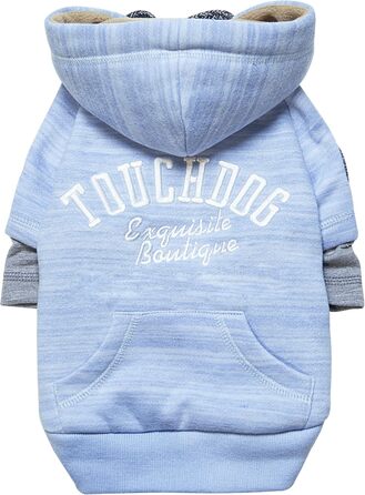 Светр для собак Touchdog Hampton Beach, екстрам'який, бавовна, XS, синій