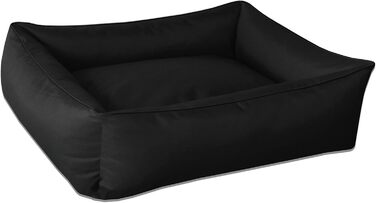 Ліжко для собак BedDog MAX, знімний чохол, XXL, чорний