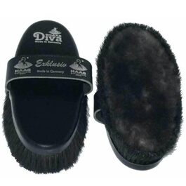 Haas Diva Exclusive щітка для чищення з матовою овечою вовною, чорна