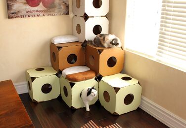 Модульні коробки Cat Condo, Білосніжка, 2 упаковки