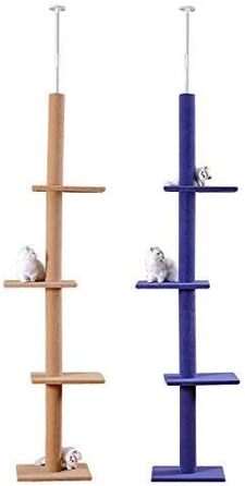 Багатошарова платформа S-Lifeeling Cat Climber Tree (фіолетова)