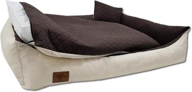 Ергономічна лежанка для собаки Odolplusz XXL (коричнево-бежева)