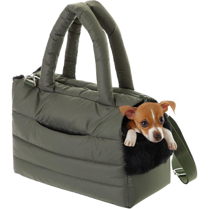 Сумка для собак маленьких/середніх собак і котів, OLIVE GREEN