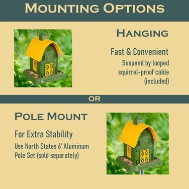Годівниця для птахів North States Blue Cottage, 2,3 кг