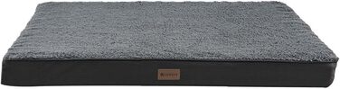 Ортопедичне ліжко для собаки Juskys Milow 112x81см сіре