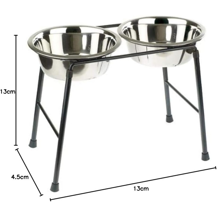 Підставка Caldex Double Bowl з чашами 220 мм / 900 мл