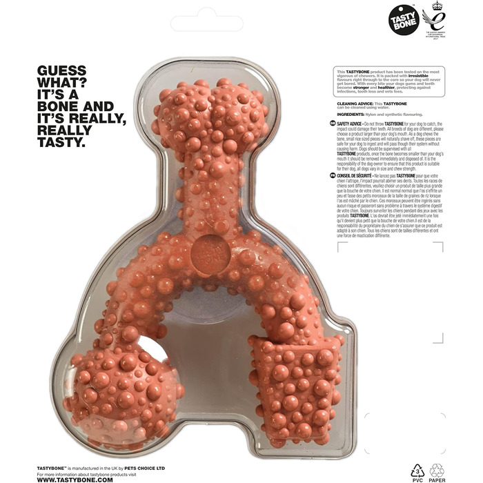 Гумова іграшка Tasty Bone Rosewood 57062 Trio, середня