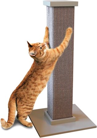 Дерево для домашніх кішок SmartCat Pioneer, сіре, 32 дюйми