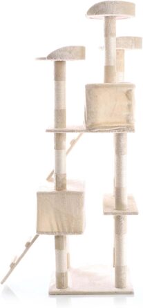 Кігтеточка Wiltec 170 см, Сизаль, Платформи, бежева