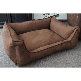 Лежак для собаки Velluto suede look, можна прати, 130x100 см
