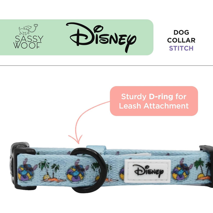 Шлейка для собак Sassy Woof Disney Stitch S, дихаюча